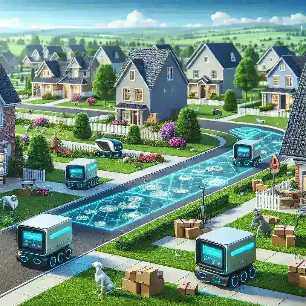 DoorDash Unveiling AI Optimized Delivery Robot Fleets in U.S. Suburbs